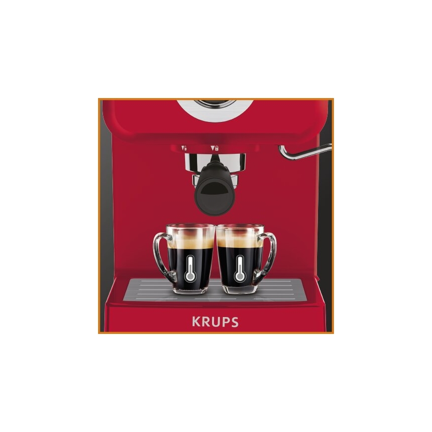 Krups - Manuell espressomaskin OPIO 1140W/230V