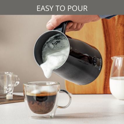 Krups - Mjölkskummare 300ml svart
