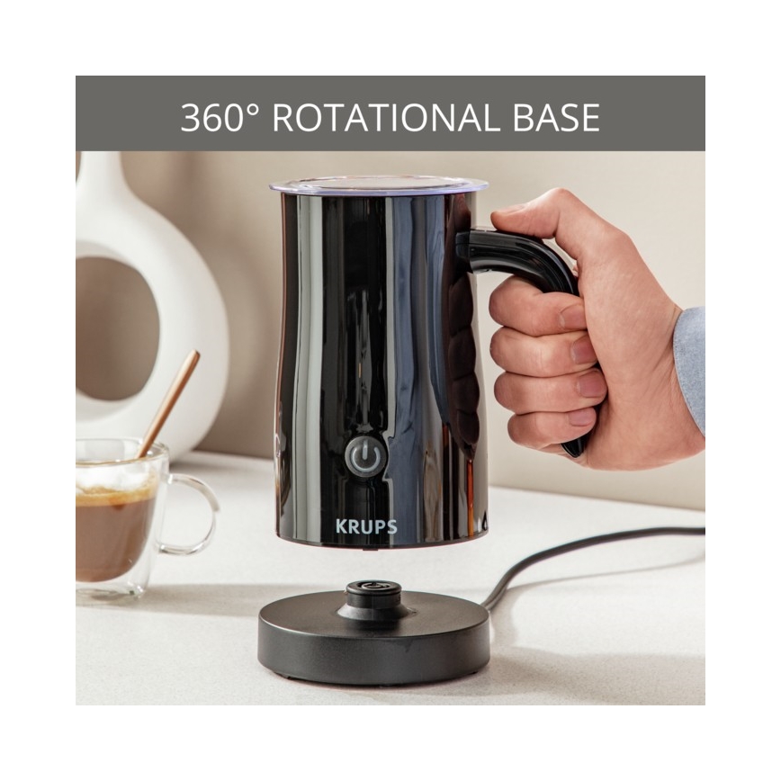 Krups - Mjölkskummare 300ml svart