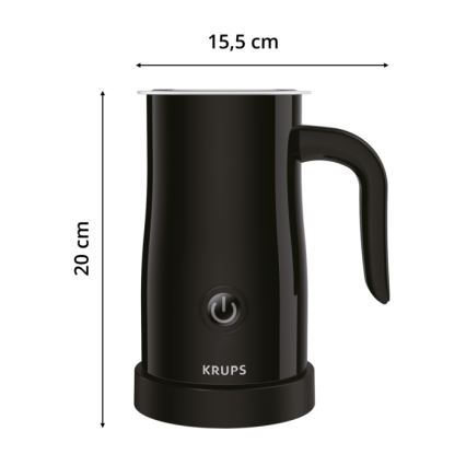 Krups - Mjölkskummare 300ml svart