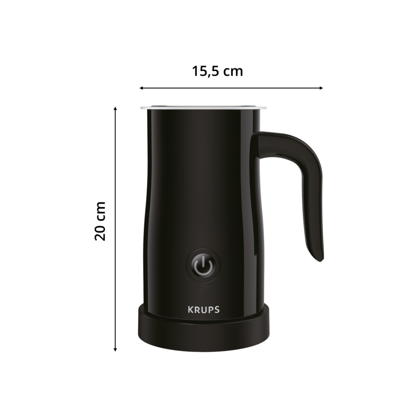 Krups - Mjölkskummare 300ml svart