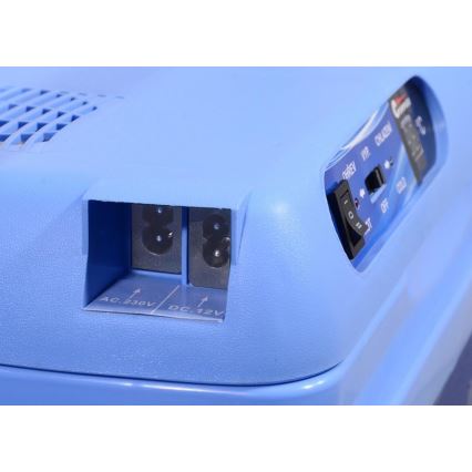 Kylbox med display 48W/230/12V 25 l blå