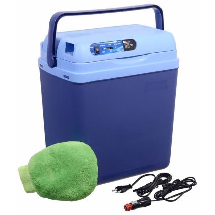 Kylbox med display 48W/230/12V 25 l blå