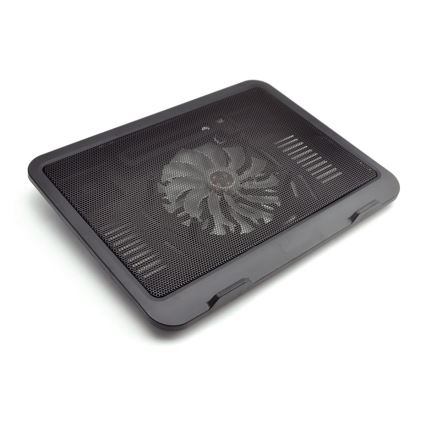 Kylplatta för laptop 1x fläkt 1xUSB svart