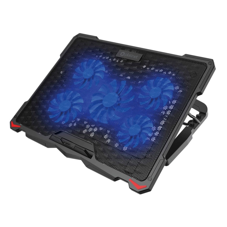 Kylplatta för laptop 5x fläkt 2xUSB svart