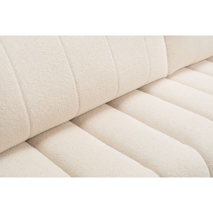 L-formad hörnbäddsoffa med förvaringsutrymme DESIO rätt beige