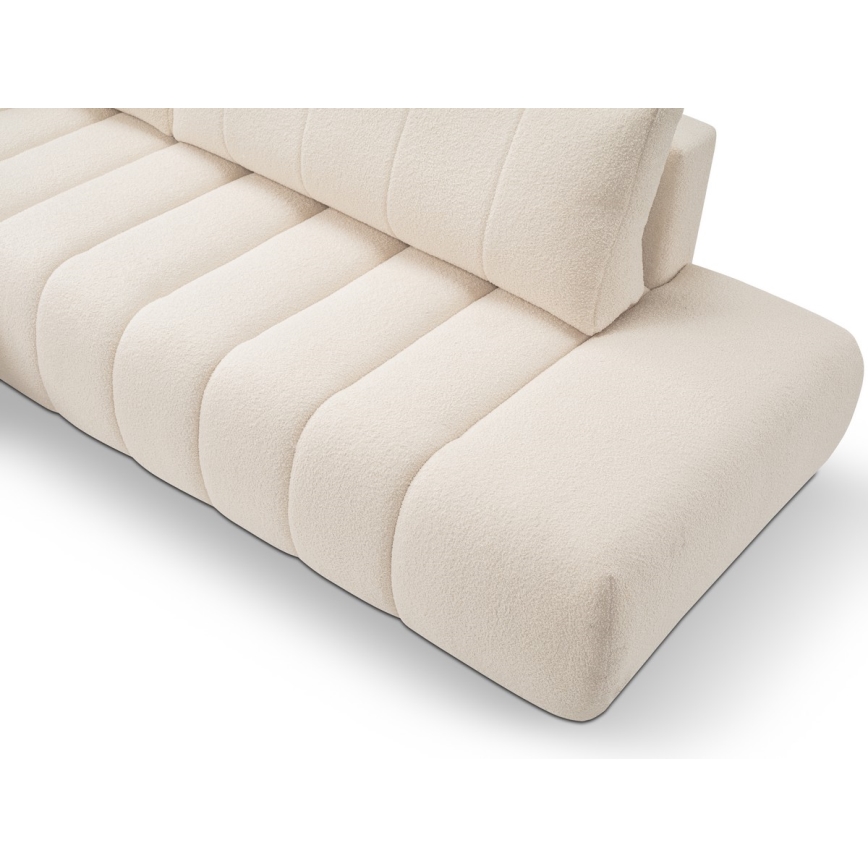 L-formad hörnbäddsoffa med förvaringsutrymme DESIO vänster beige