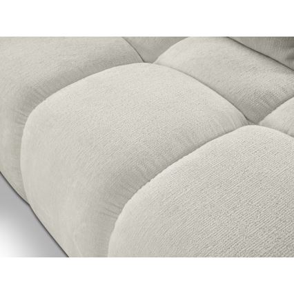 L-formad klädd bäddsoffa hörn lounge-svit med förvaringsutrymme ALMADA vänster beige