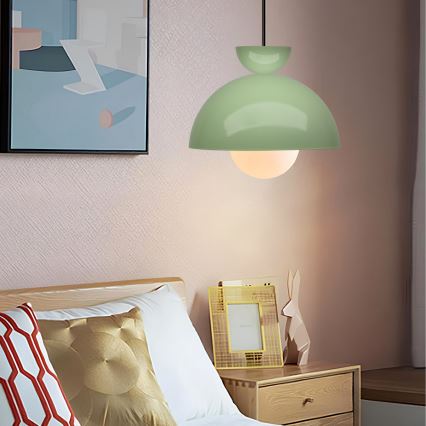 Låda hängande SALVA 1xE27/15W/230V grön