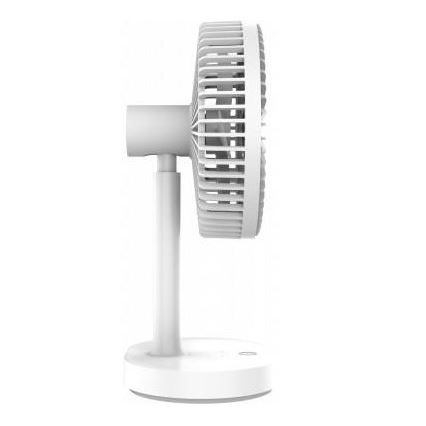 Laddningsbar Bordsfläkt med LED-lampa 3000mA/3,7V microUSB
