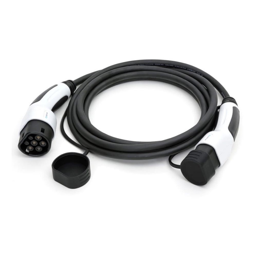 Laddningskabel för elbilar typ 2 5m 11kW 16A IP54
