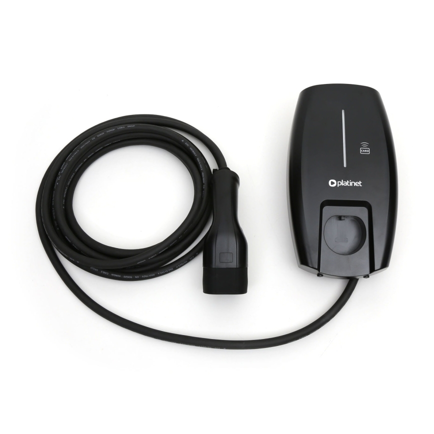 Laddstation för elbilar EV/PEV AC Typ 2 11kW/400V/16A 7m Wi-Fi IP65