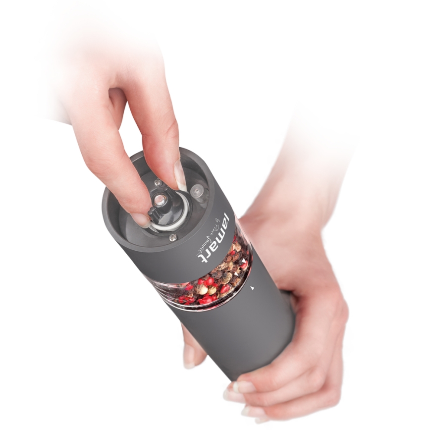 Lamart - Electric spice grinder 4xAA grå