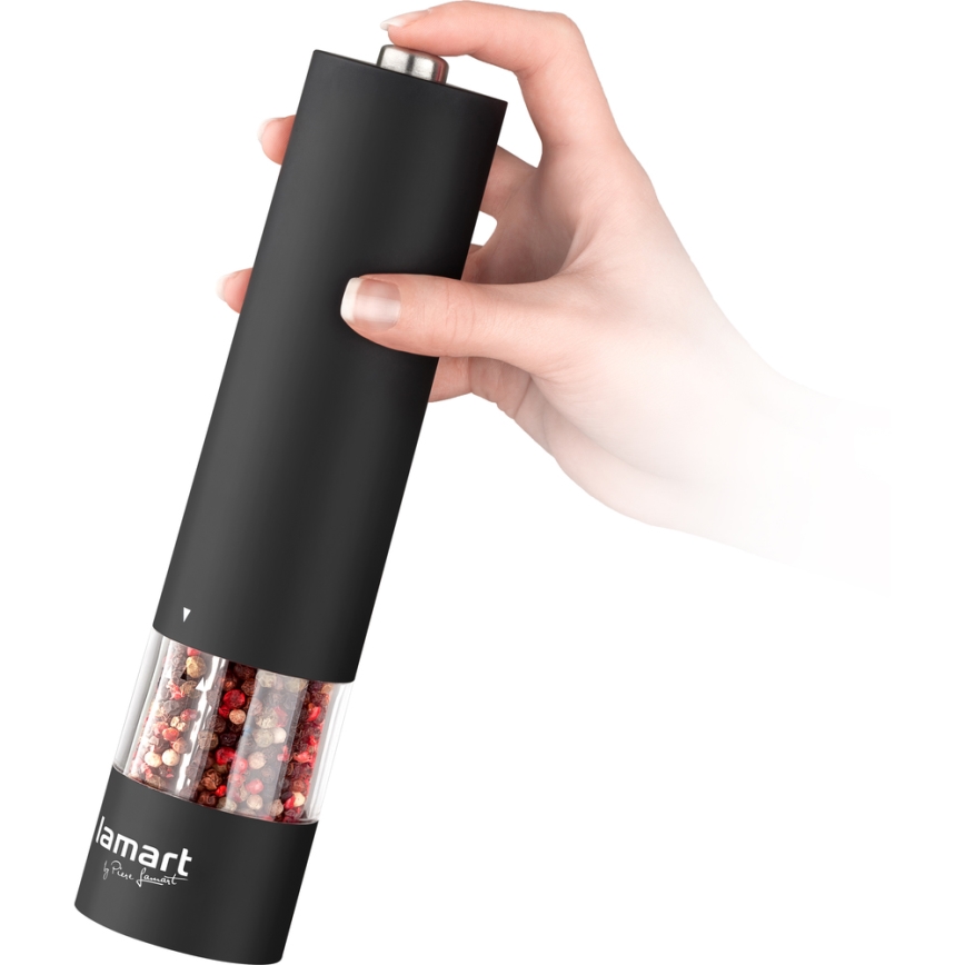 Lamart - Electric spice grinder 4xAA svart