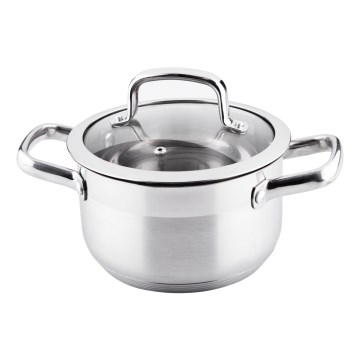 Lamart - Gryta med lock 18 cm rostfritt stål