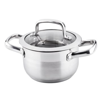 Lamart - Pot med lock 16 cm rostfri