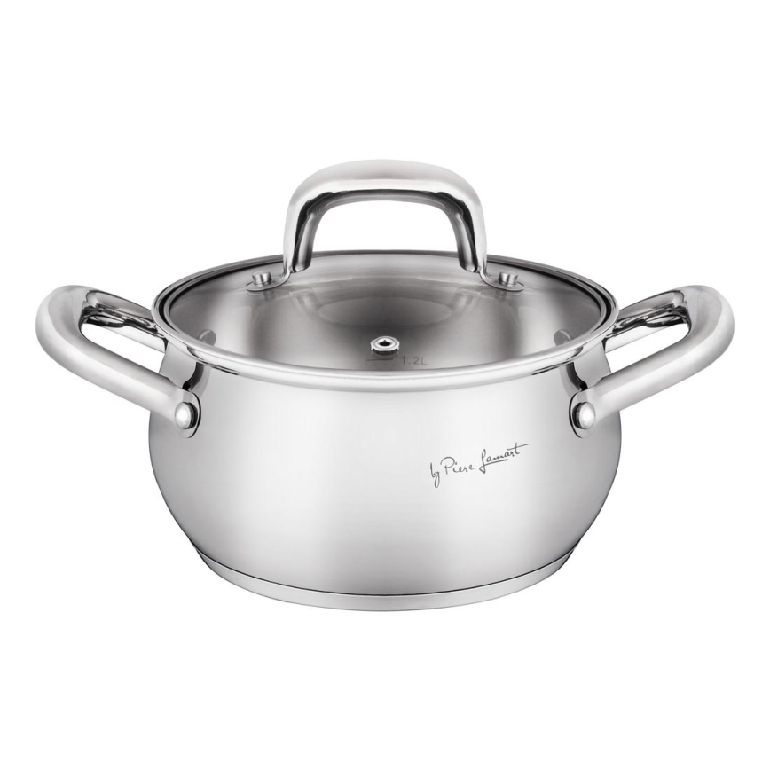 Lamart - Pot med lock 16 cm rostfri