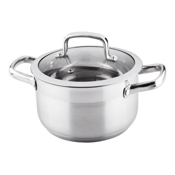 Lamart - Pot med lock 20 cm rostfri