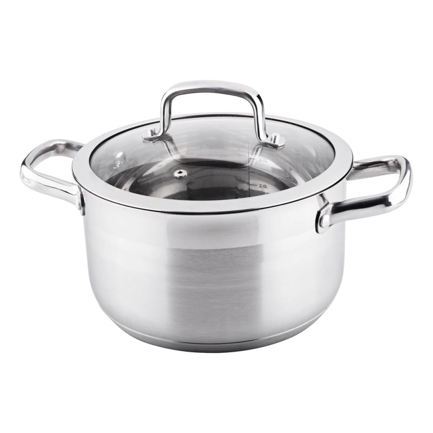 Lamart - Pot med lock 22 cm rostfri
