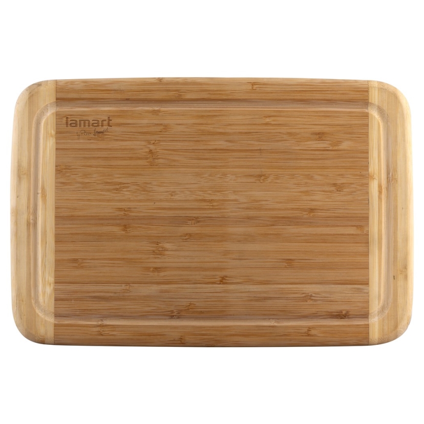 Lamart - Skärbräda för kök 30x20 cm Bambu