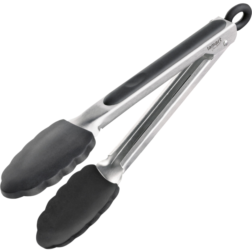 Lamart - Skärbräda för kök 30x22 cm + tongs