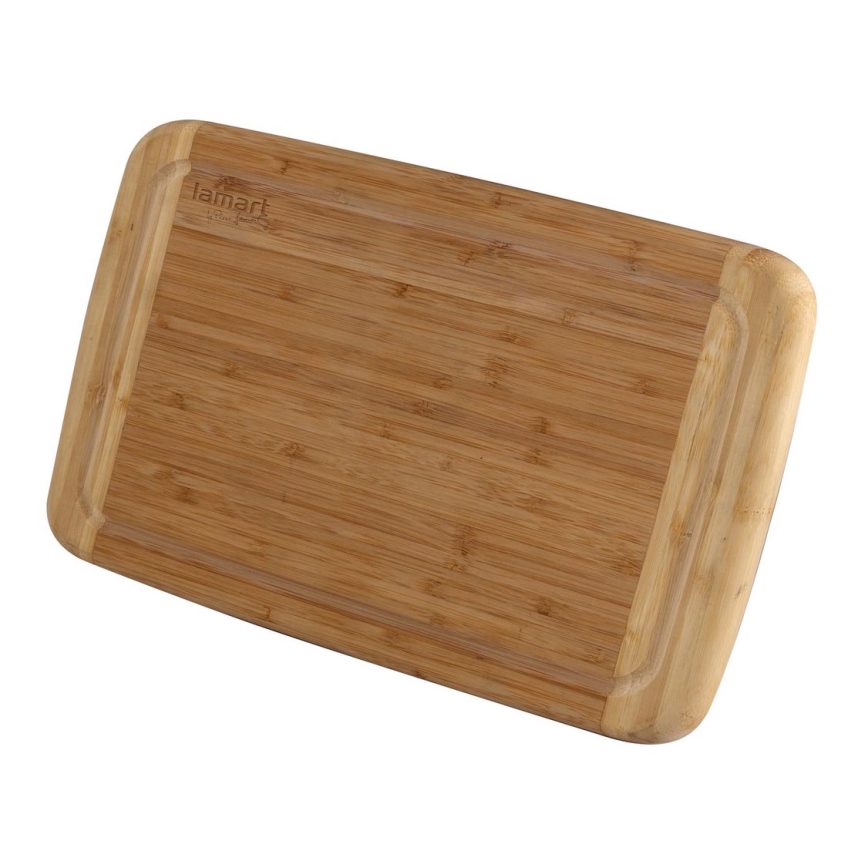 Lamart - Skärbräda för kök 36x24 cm Bambu