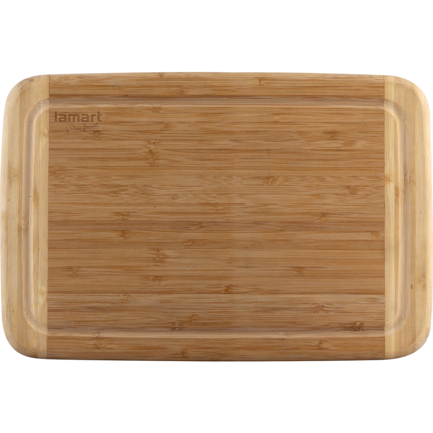 Lamart - Skärbräda för kök 36x24 cm Bambu