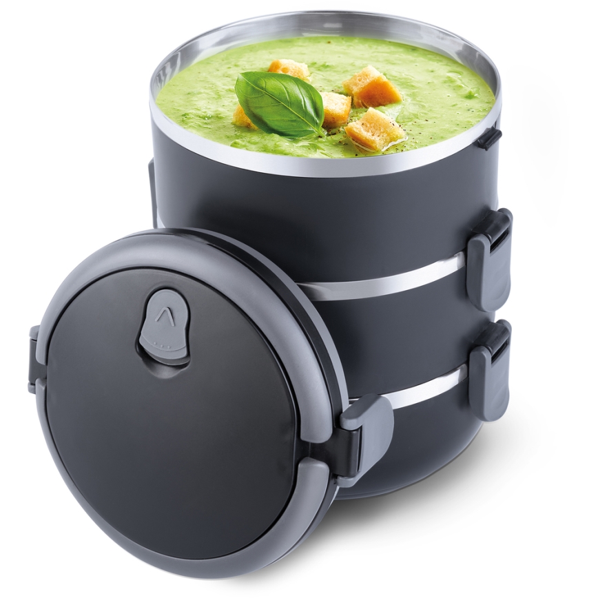 Lamart - Thermo food container 1,8 l svart