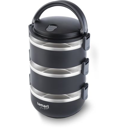 Lamart - Thermo food container 1,8 l svart