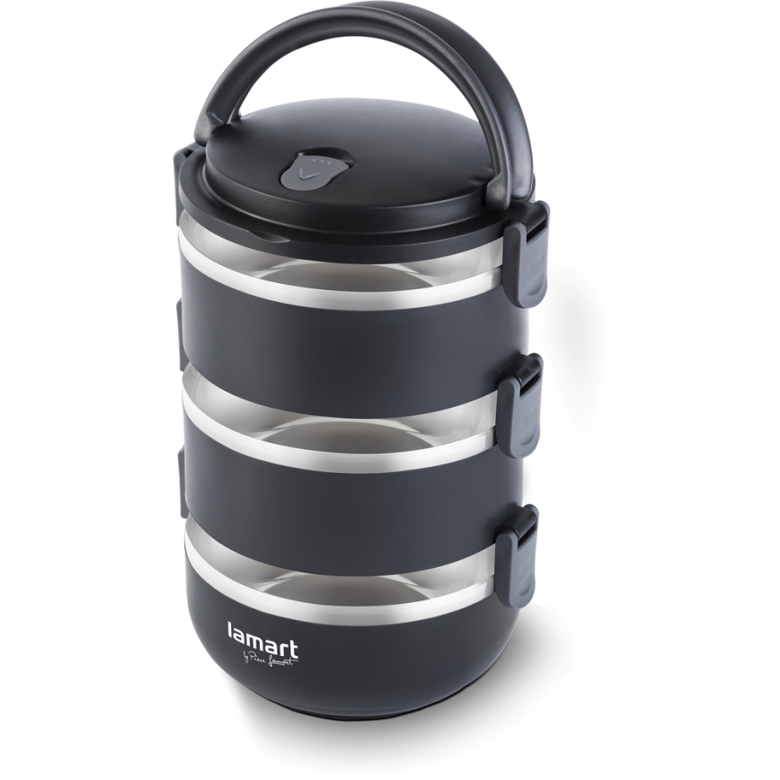 Lamart - Thermo food container 1,8 l svart