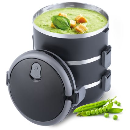 Lamart - Thermo food container 1,8 l svart