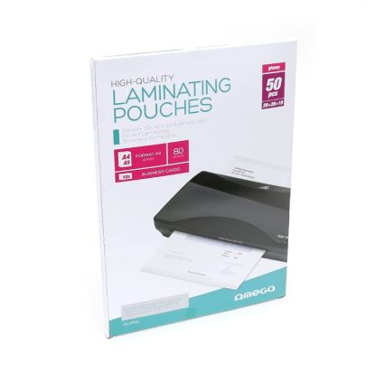 Lamineringsfolie A4 20 st + A5 20 st + affärsbild 10 st