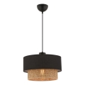 Lampa ECHO 1xE27/60W/230V svart/brun