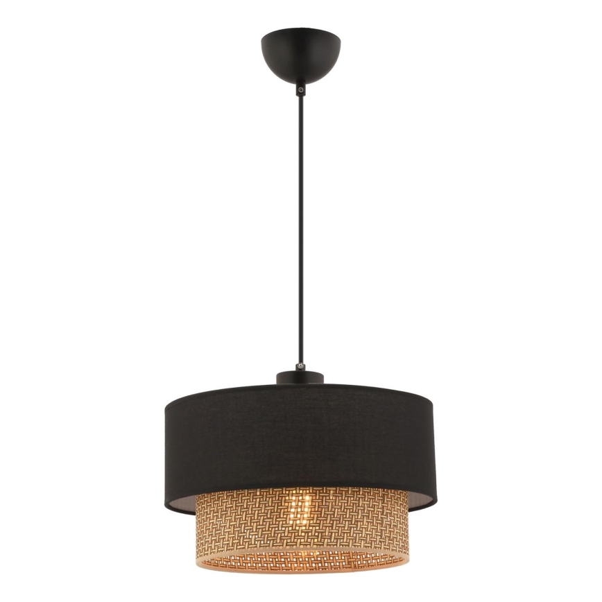 Lampa ECHO 1xE27/60W/230V svart/brun