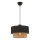 Lampa ECHO 1xE27/60W/230V svart/brun