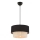 Lampa ECHO 1xE27/60W/230V svart/krem