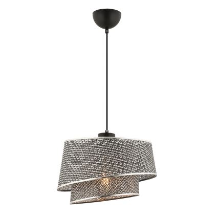 Lampa hängande BARETTE 1xE27/60W/230V grå/blank krom
