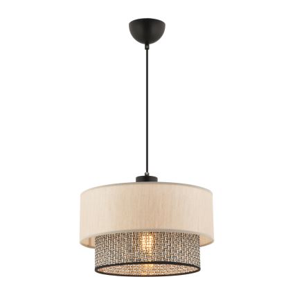 Lampa hängande ECHO 1xE27/60W/230V beige/grå