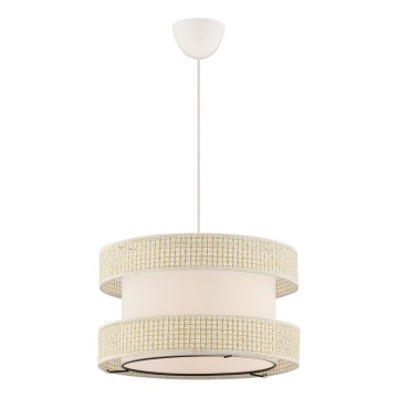 Lampa hängande HALO 1xE27/60W/230V crème