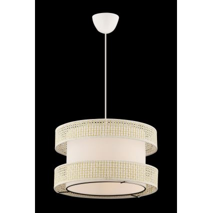 Lampa hängande HALO 1xE27/60W/230V crème