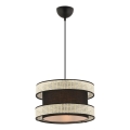 Lampa hängande HALO 1xE27/60W/230V svart/crème