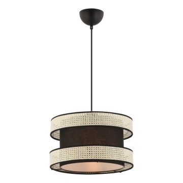 Lampa hängande HALO 1xE27/60W/230V svart/crème