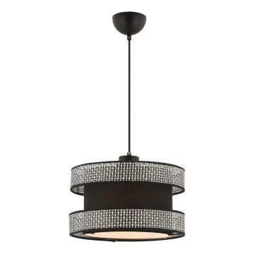 Lampa hängande HALO 1xE27/60W/230V svart/grå