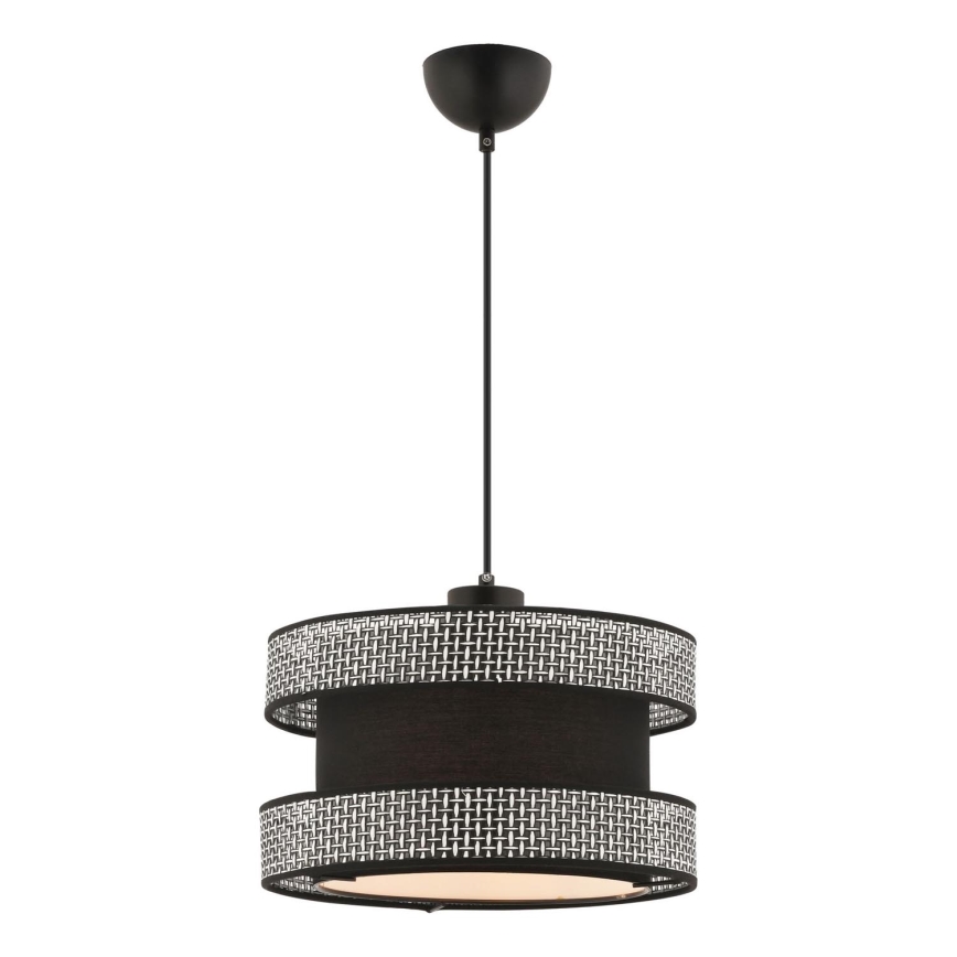Lampa hängande HALO 1xE27/60W/230V svart/grå