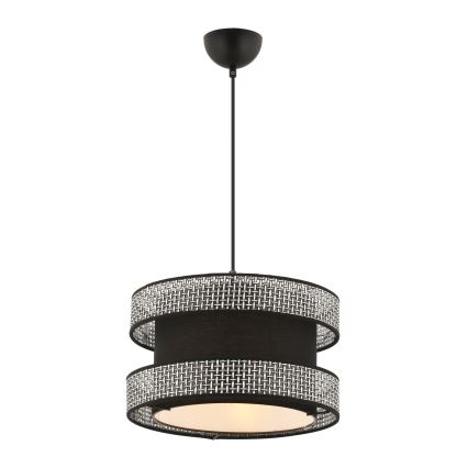 Lampa hängande HALO 1xE27/60W/230V svart/grå