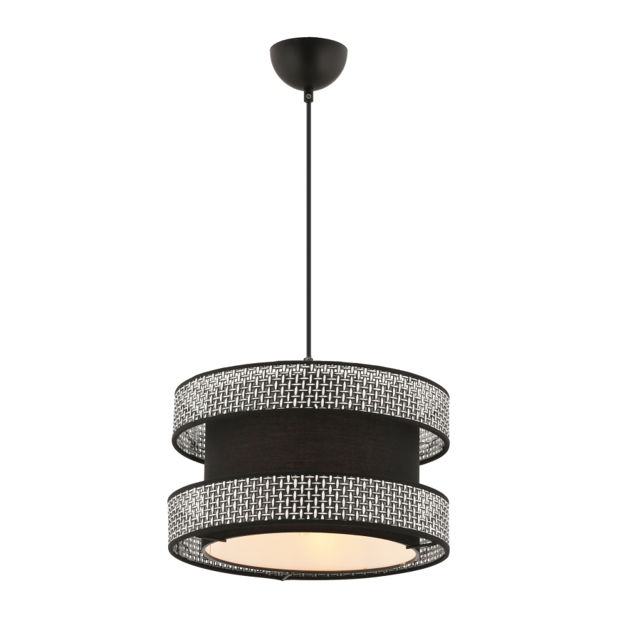 Lampa hängande HALO 1xE27/60W/230V svart/grå