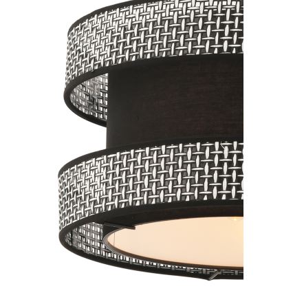 Lampa hängande HALO 1xE27/60W/230V svart/grå