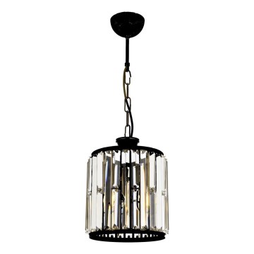 Lampa hängande PUNE 1xE27/40W/230V svart
