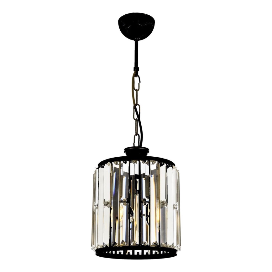 Lampa hängande PUNE 1xE27/40W/230V svart