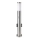 Lampa med sensor för utomhusbruk + 2 uttag SCHUKO 1xE27/60W/230V IP44 60cm matt krom